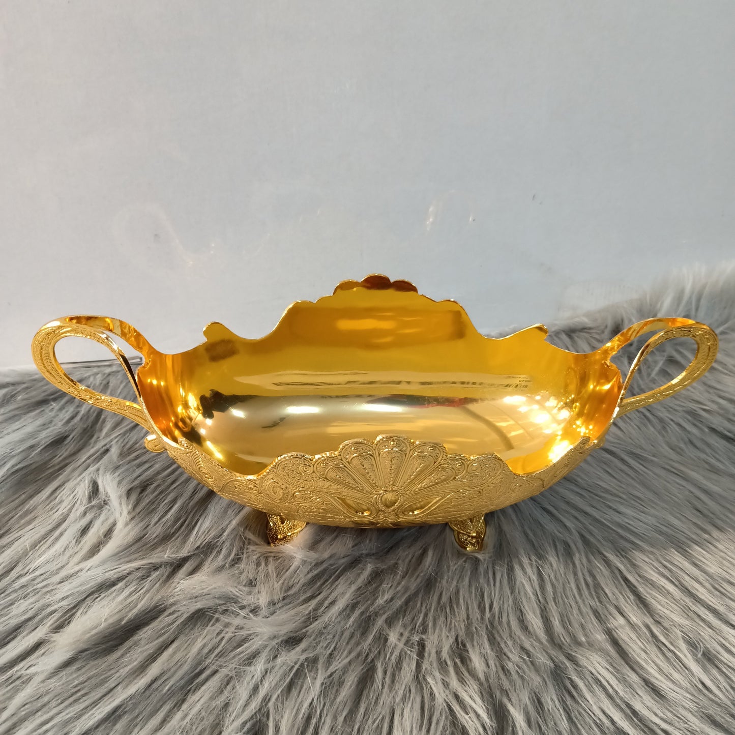 Golden Luxury Boat Style Bowl