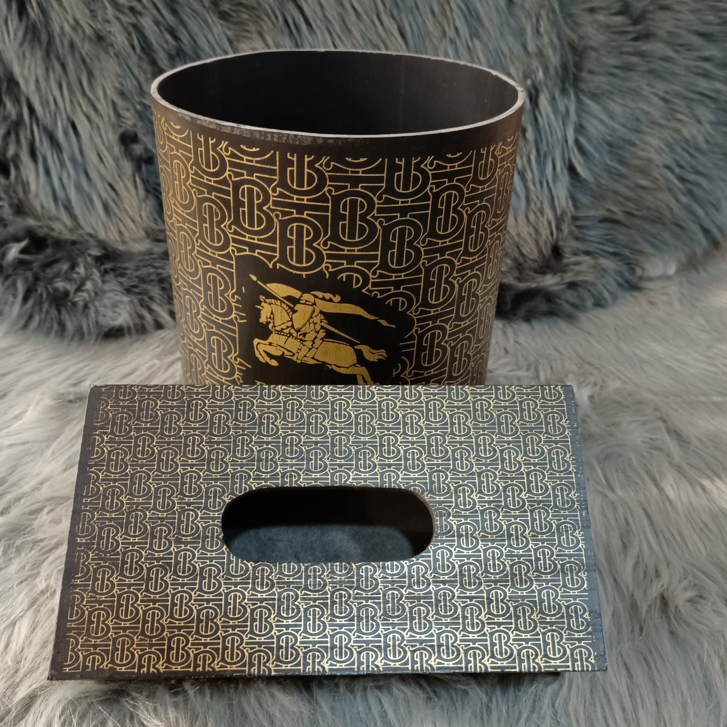 Dustbin & Tissue Box Set