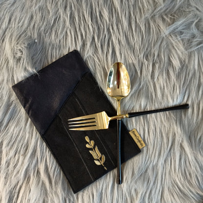 Golden Spoon Holder 6Pc