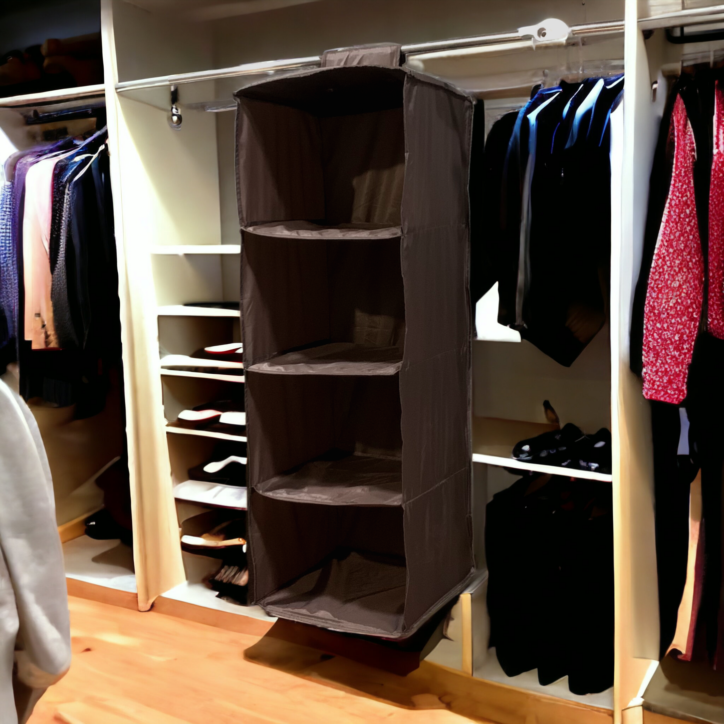 Parachute 4 Shelf Clothes Hanging Organizer