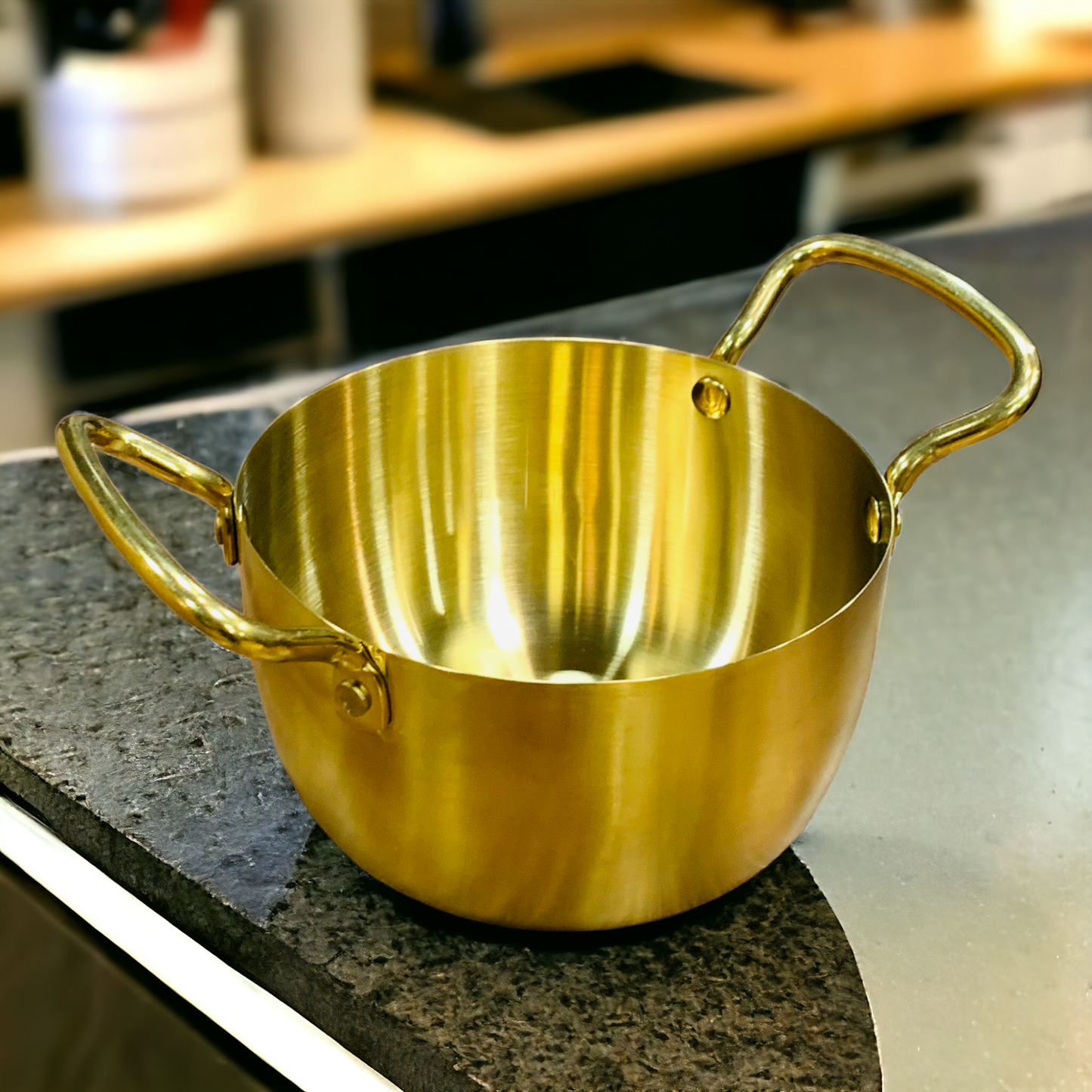 Stainless Steel Golden Pot (18cm)
