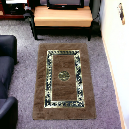 Versace Floor Mat-Camel color (100*150)