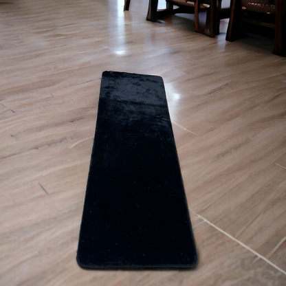 Silky Floor Mat -Black (60*180)