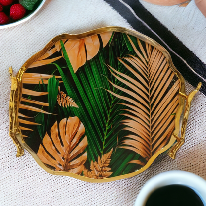 Round Glass Tray -D3