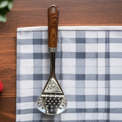 Wooden Handle Potato Masher-KT