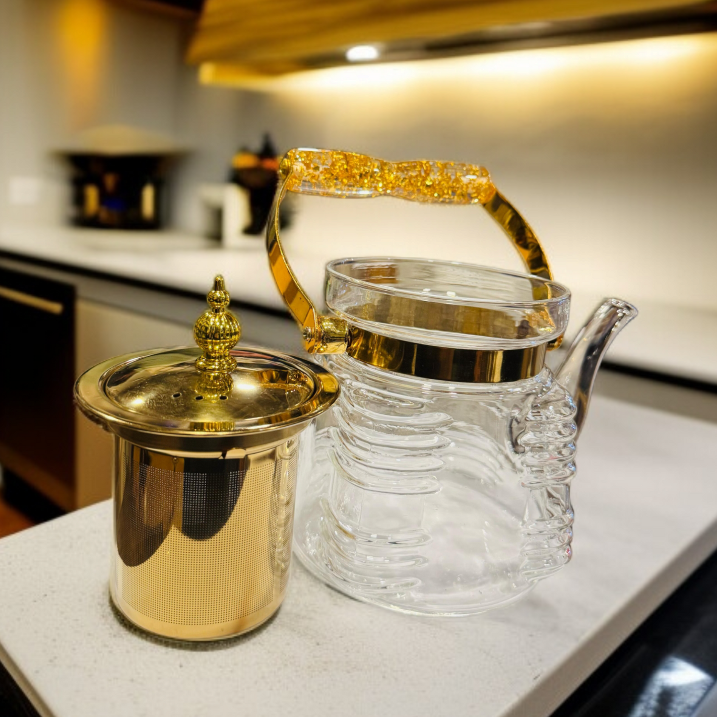 Glass Tea Pot 1000 ML -D2