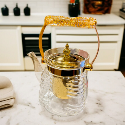 Glass Tea Pot 1000 ML -D2