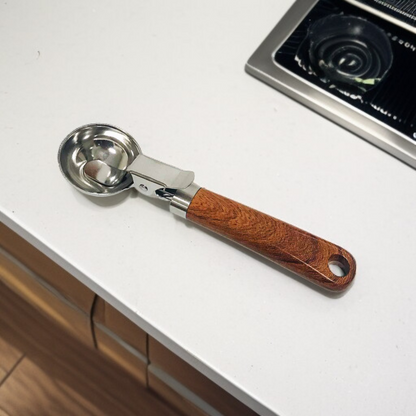 Wooden Handle Ice Cream Scooper-KT
