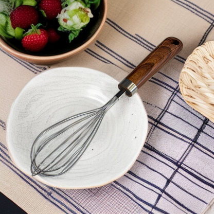 Wooden Handle Egg Beater-KT