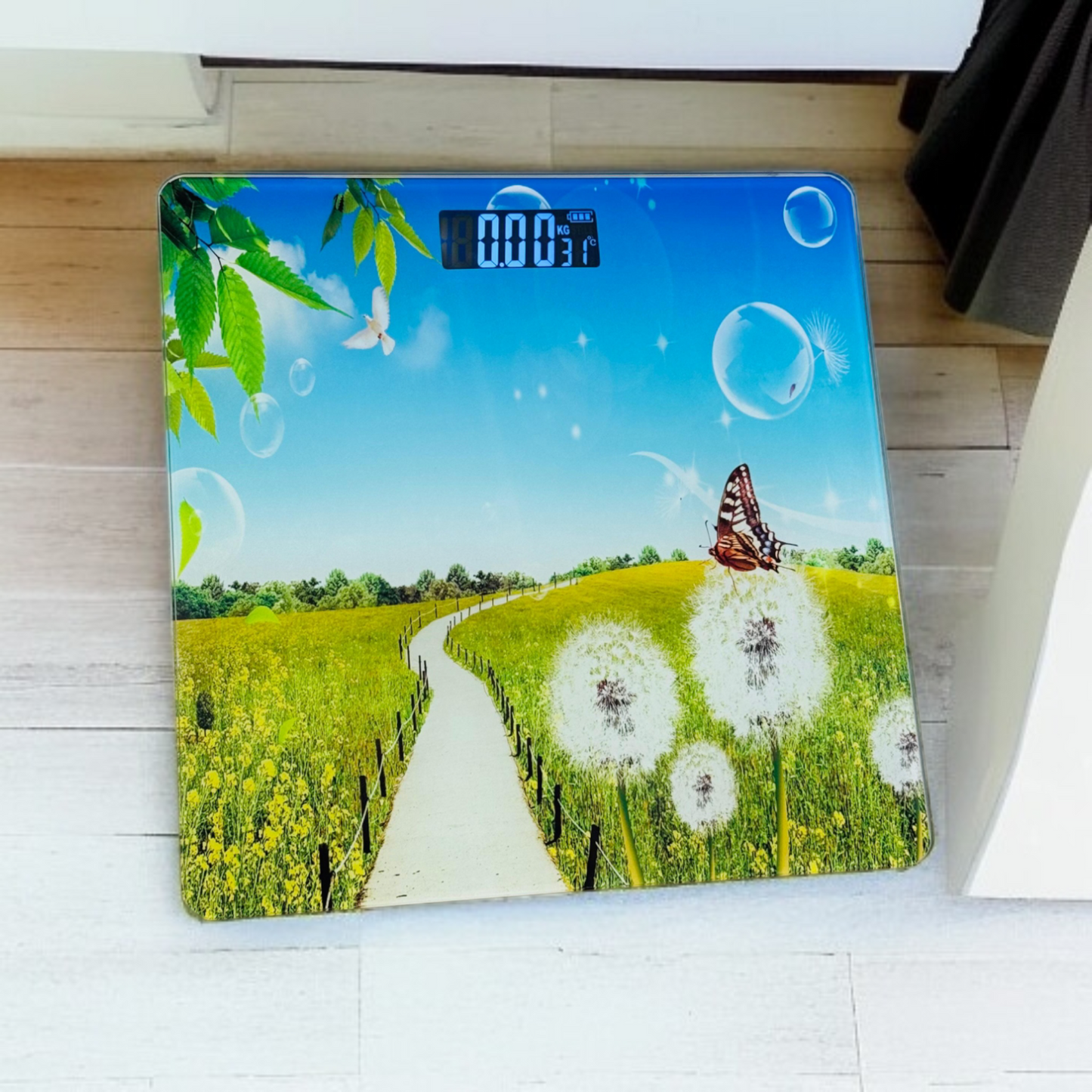 Digital Glass Printed Weight Scale -D1