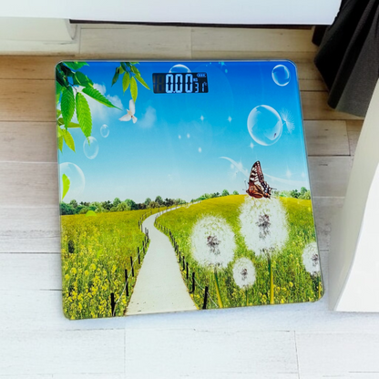 Digital Glass Printed Weight Scale -D1