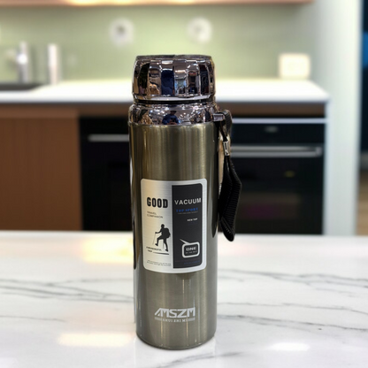 Vacuum Insulated Travel Bottle-Grey