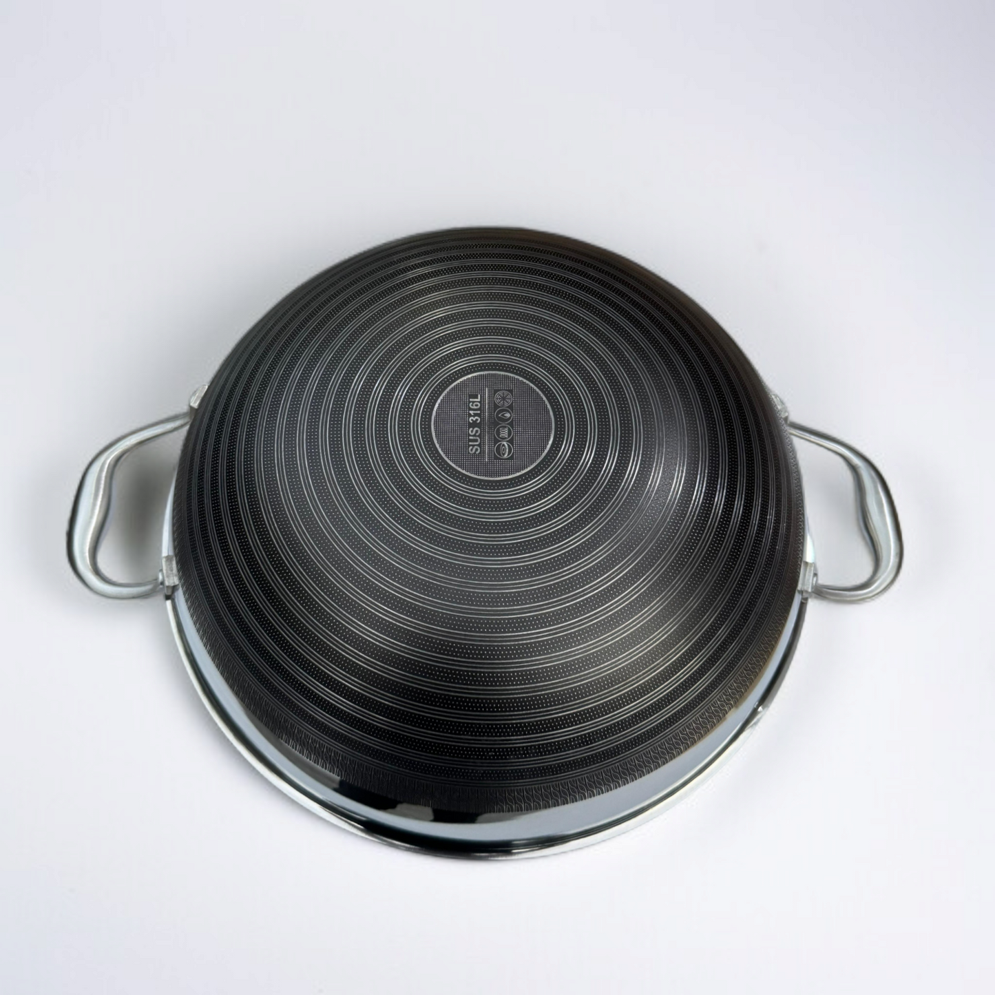 Double Handle Laser Coating Wok-36cm