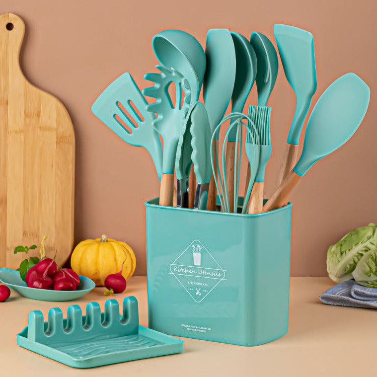 13 Pcs Silicone Cooking Utensils Set