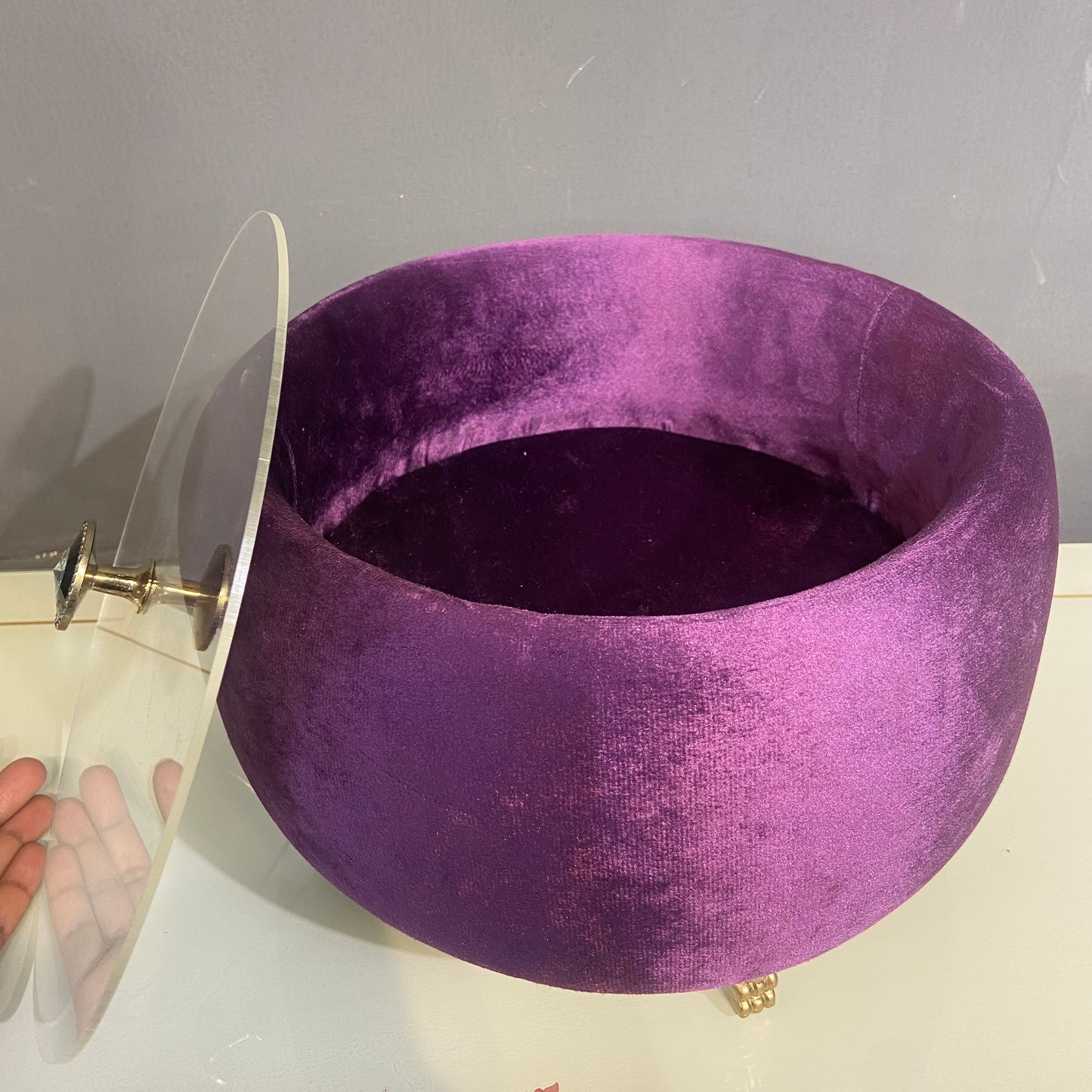 Velvet Naan Box with Lid