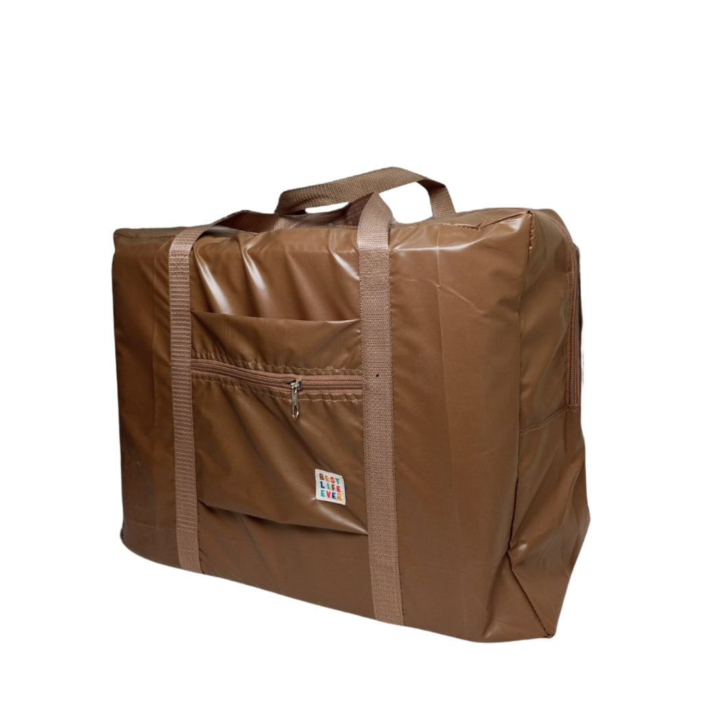 Foldable Clothes Storage Bag-Brown