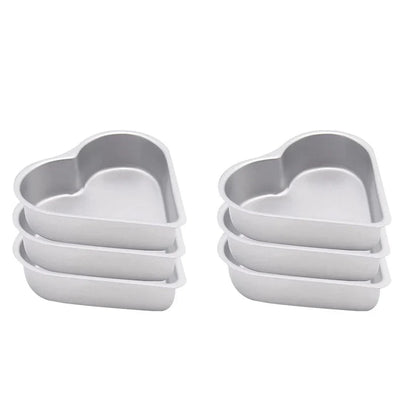 Jelly Mold Mini 6 Pcs Heart Shapes