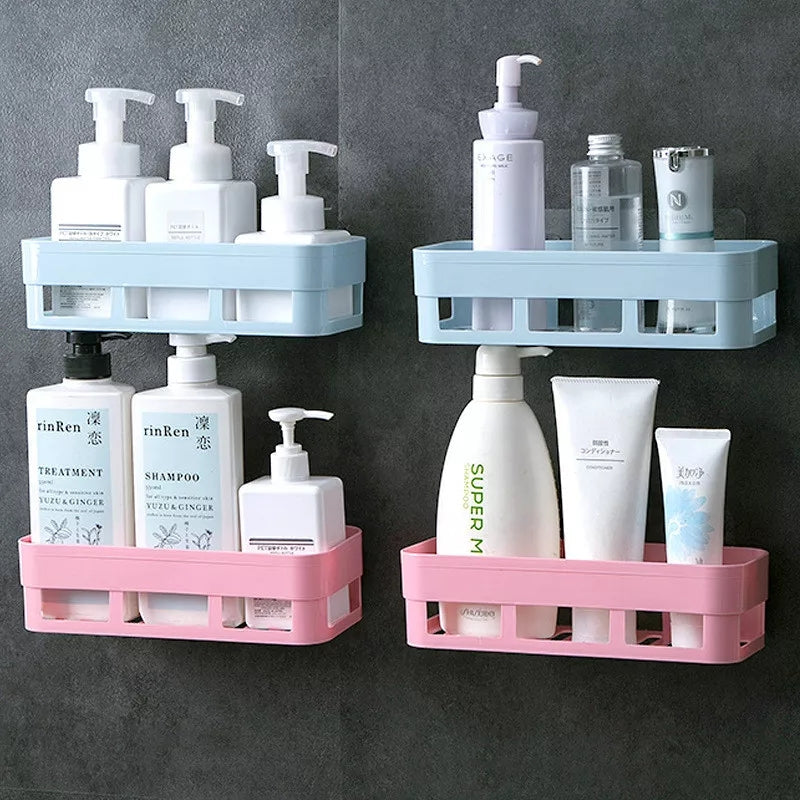 Kitchen, Bathroom Storage Shelf, Rack Screw less