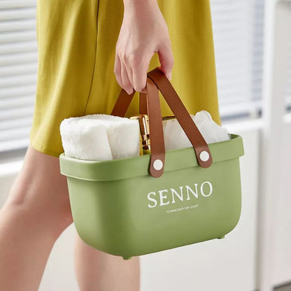 Portable Bathroom Storage Basket(green)