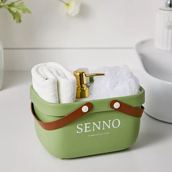 Portable Bathroom Storage Basket(green)