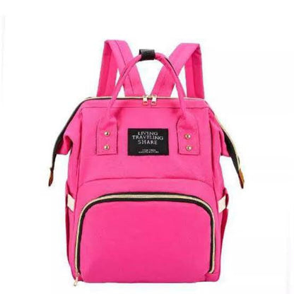 Large Capacity Baby Diaper Bag-Pink