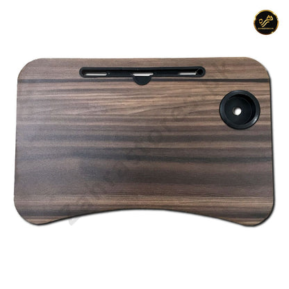 High Quality Portable Folding Laptop Table(Brown)