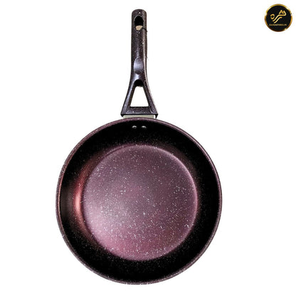 XELENT Marble Frying Pan Mahroon -28 CM