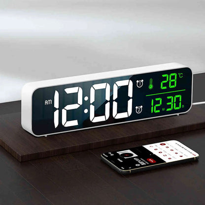 USB LED Digital Clock with Temperature and Date