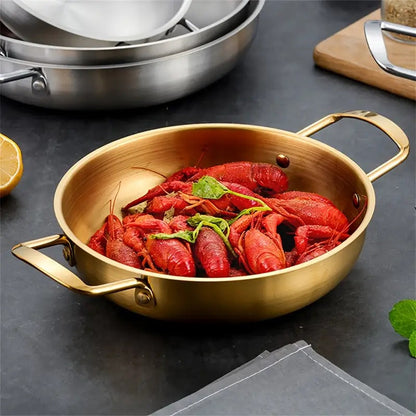 Stainless Steel Golden Pot (20cm)
