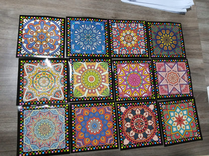 12 PCS Home Decor Tile Stickers Self Adhesive