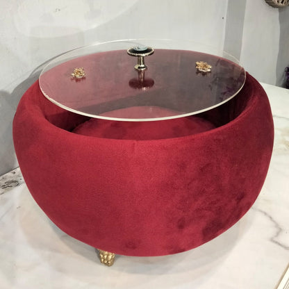 Velvet Naan Box with Lid