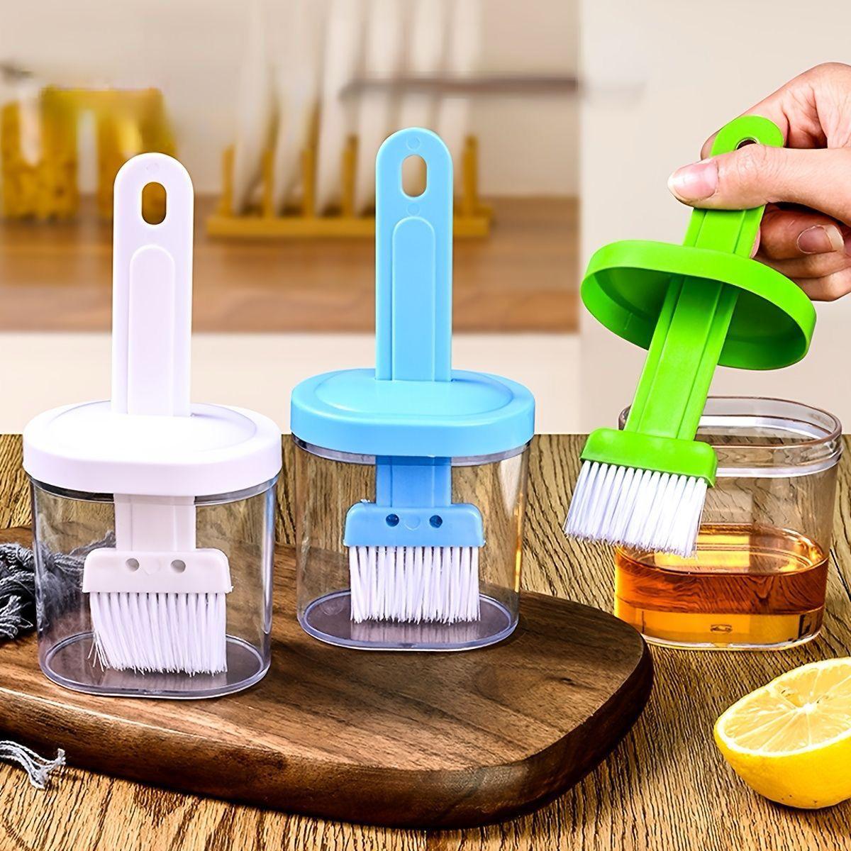 Oil Brush and Pot