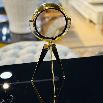 Golden Standing Clock