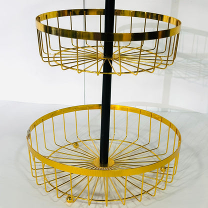 3 Tier Fruit Basket Round