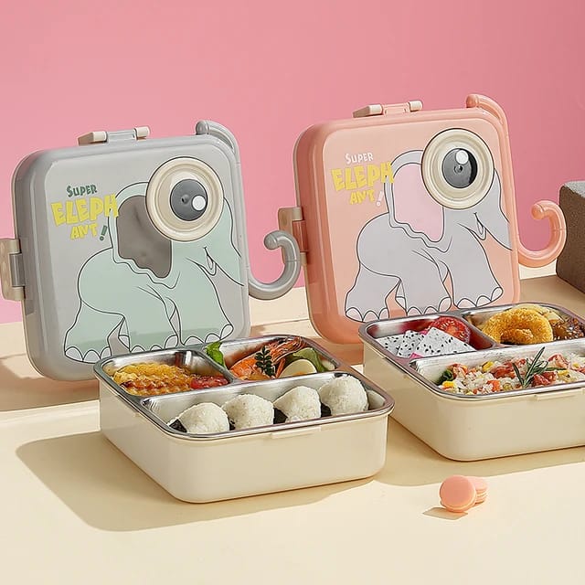 Cartoon Design Lunch Box-Pink