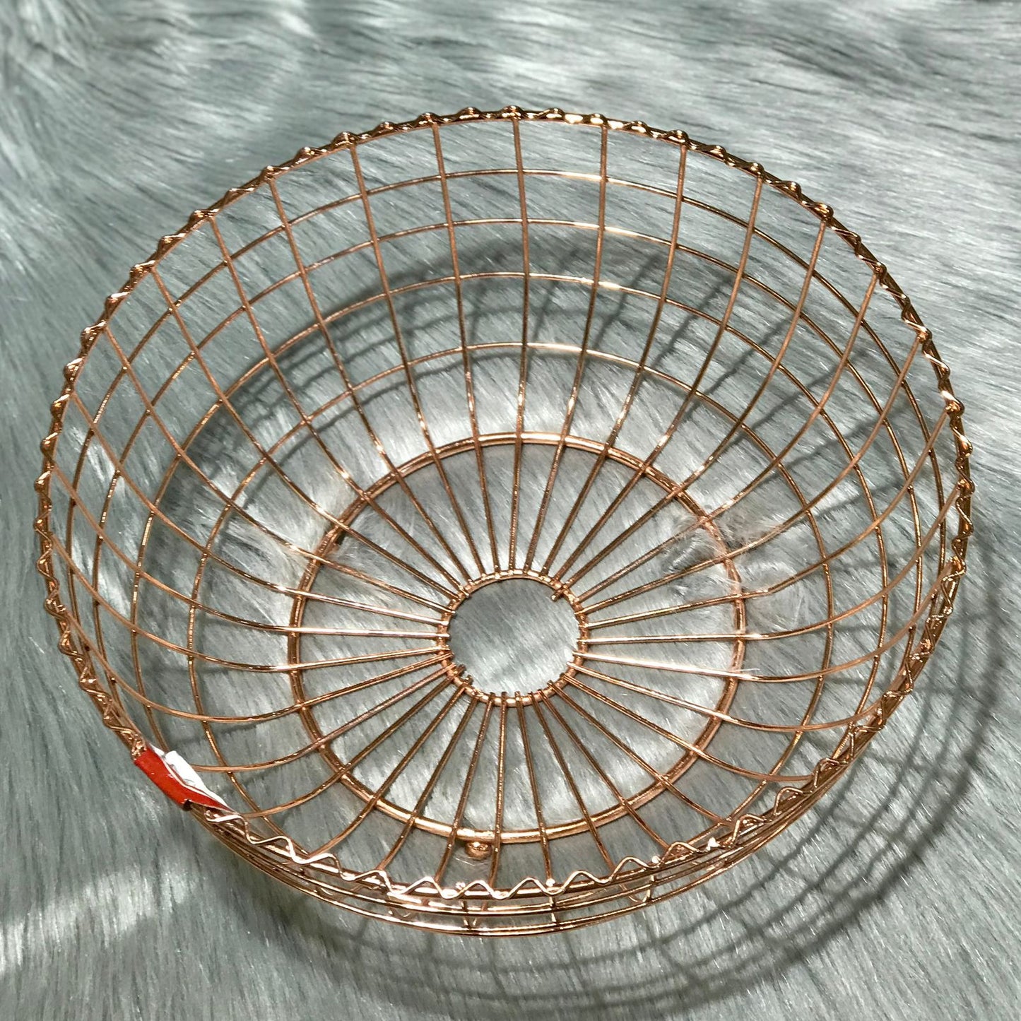 Round Fruit Basket-Copper