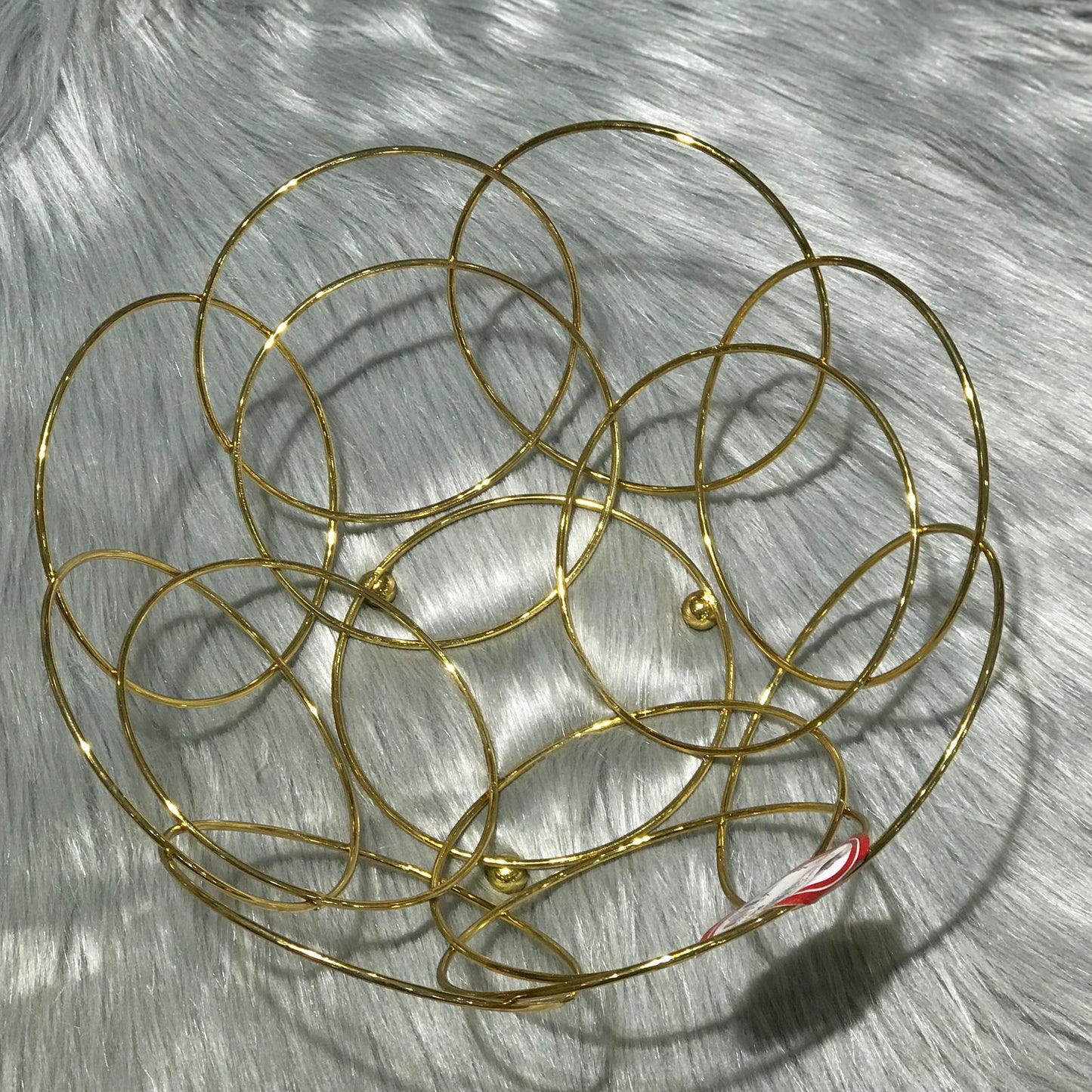 Fruit Basket Ring Design-Golden