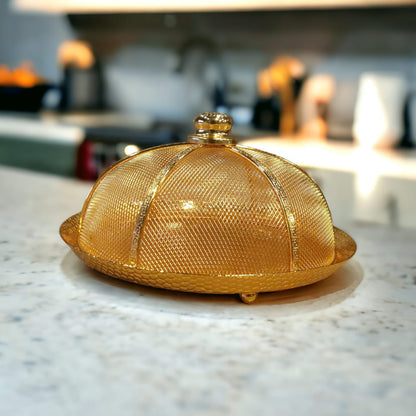 Metal Cake Tray With Lid Round-Small