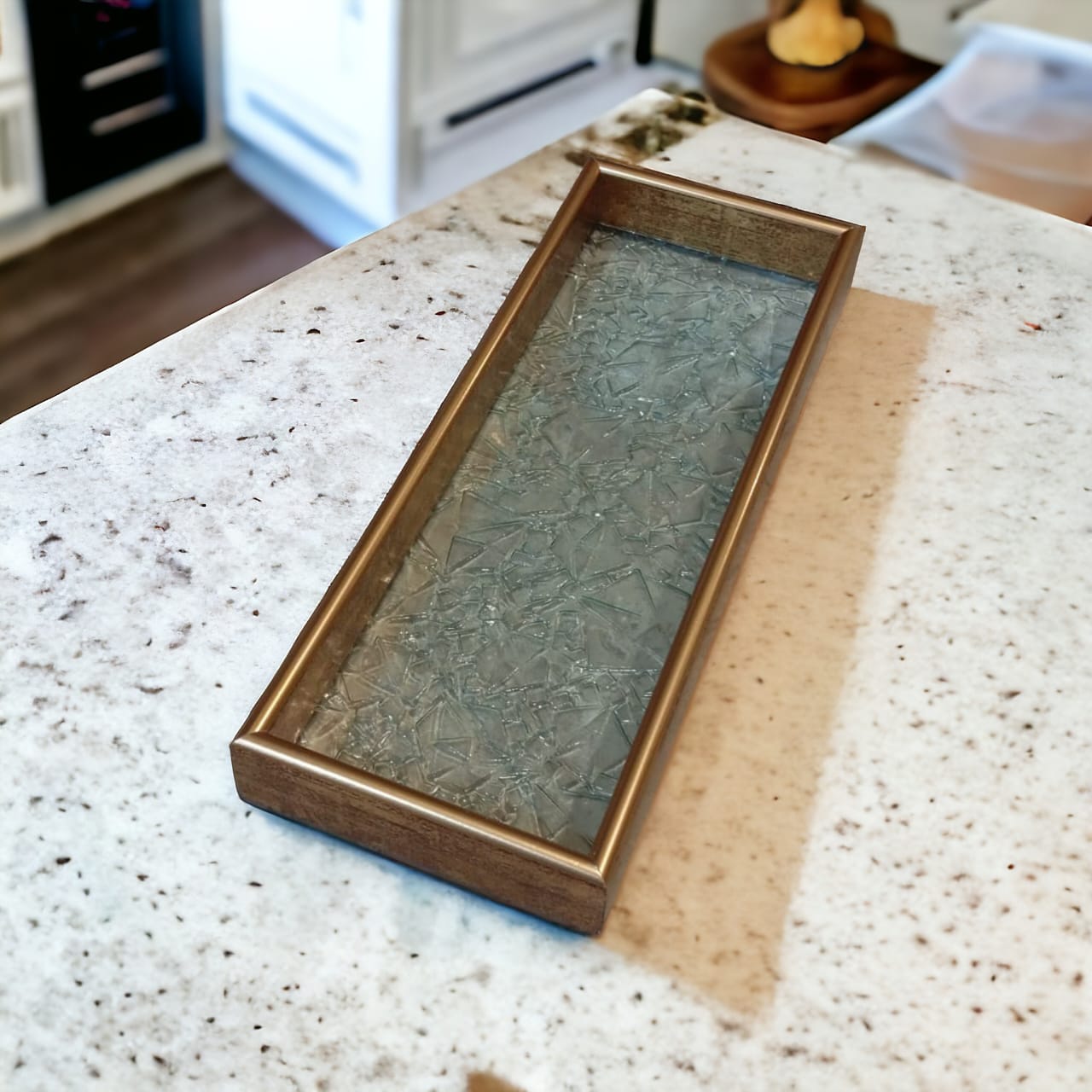 Glass Base Serving Tray