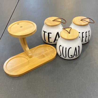Ceramic 3 Pcs Jar Set