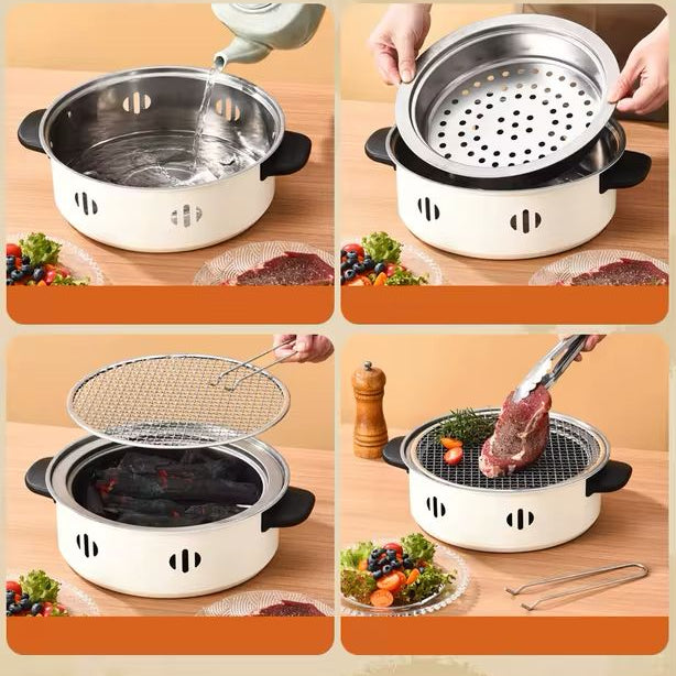 Portable Barbecue Stove with Coal Grill