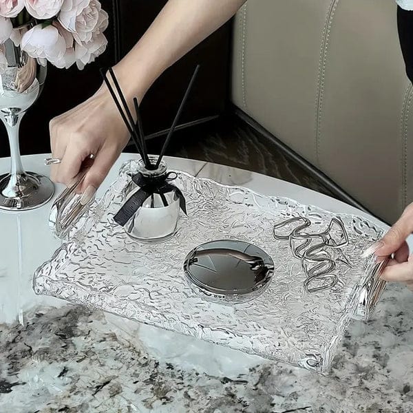 1 Pc Luxurious Acrylic Serving Tray