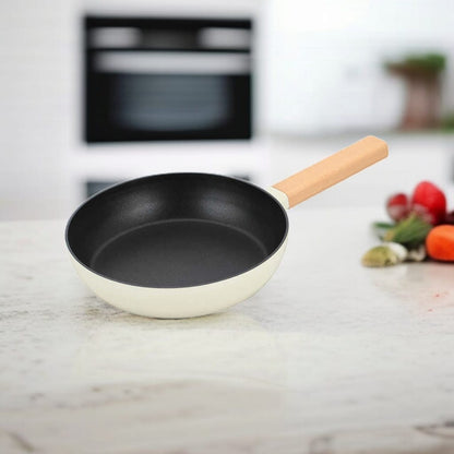 Non-Stick Fry Pan Wooden Handle 24cm