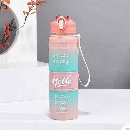 BPA Free Motivational Water Bottle