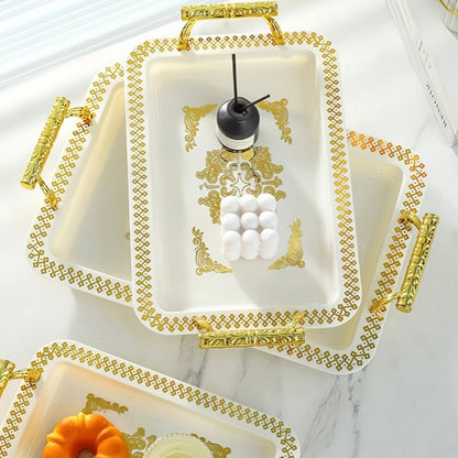 Rectangular Plastic Tray (Set of 3)