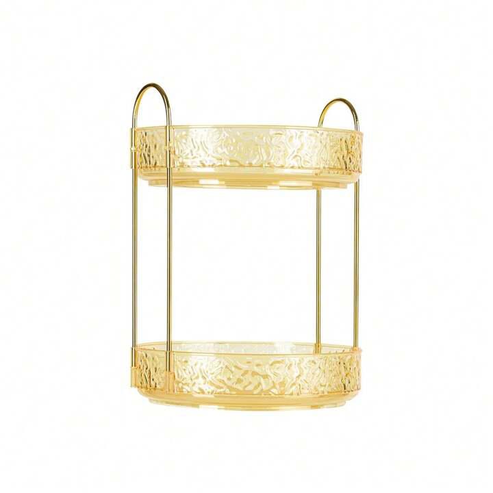 2 Tier 360 Rotating Makeup Organizer
