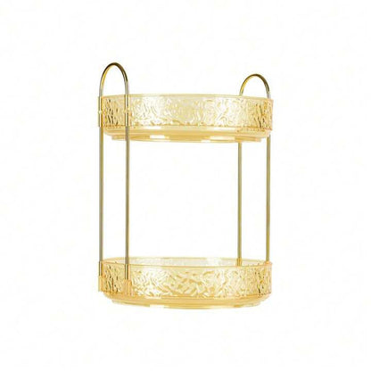2 Tier 360 Rotating Makeup Organizer