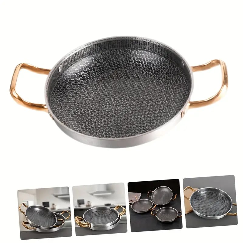 Laser Coated Pan Double Handle Gold 24cm