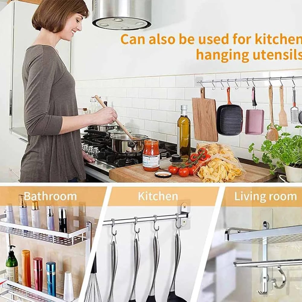 10 pcs Wall Hanging Adhesive Sticky Hooks
