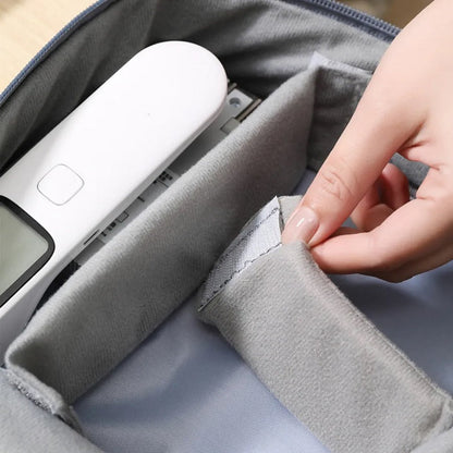 1 Pc Travel Electronic Digital Storage Bag (Navy Blue)